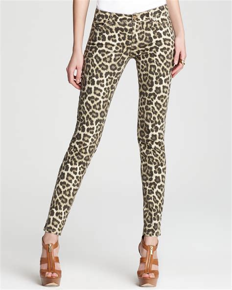 michael kors leopard jeans